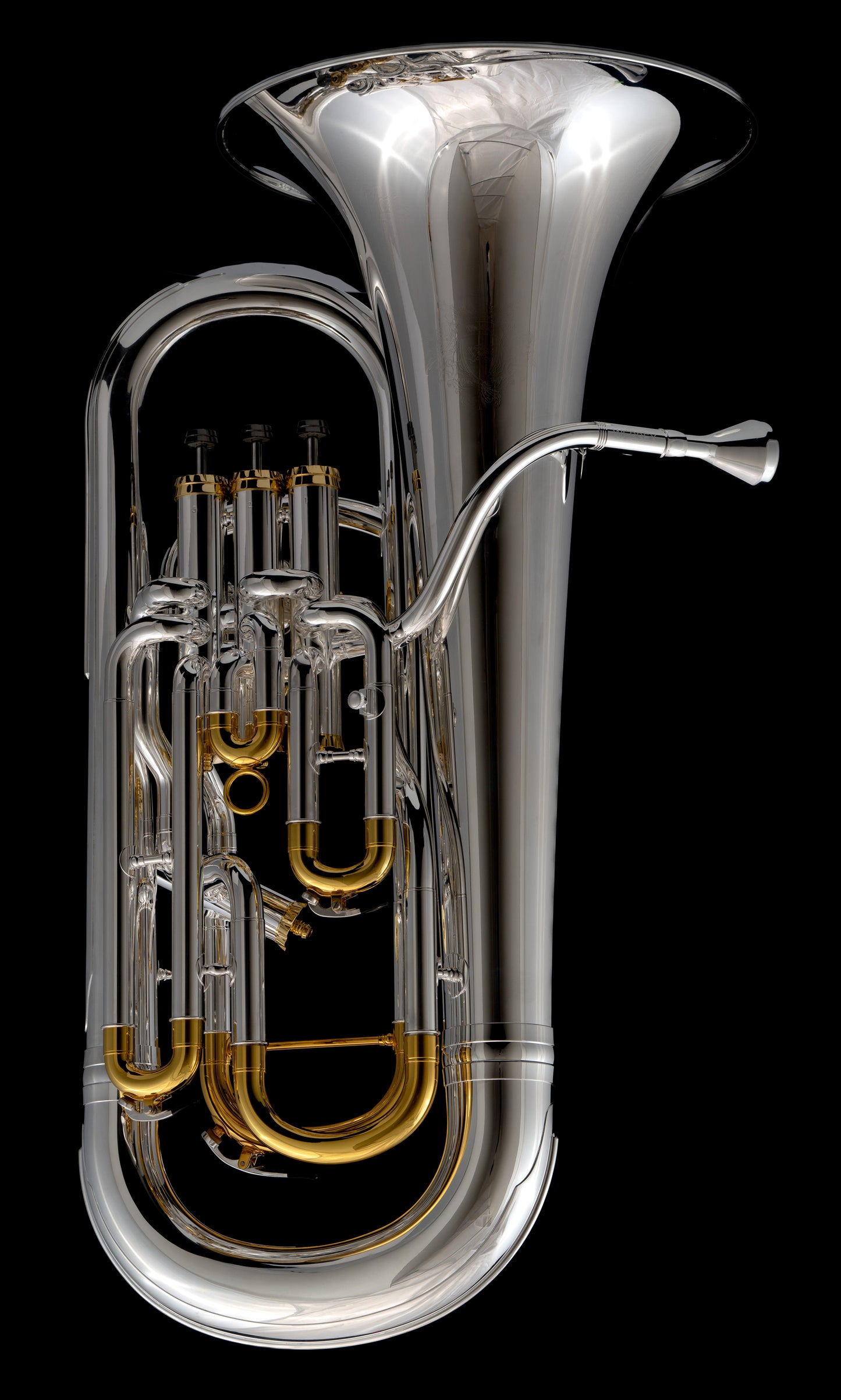 Front view of Bb Compensated Euphonium ‘Dolce Fortissimo’