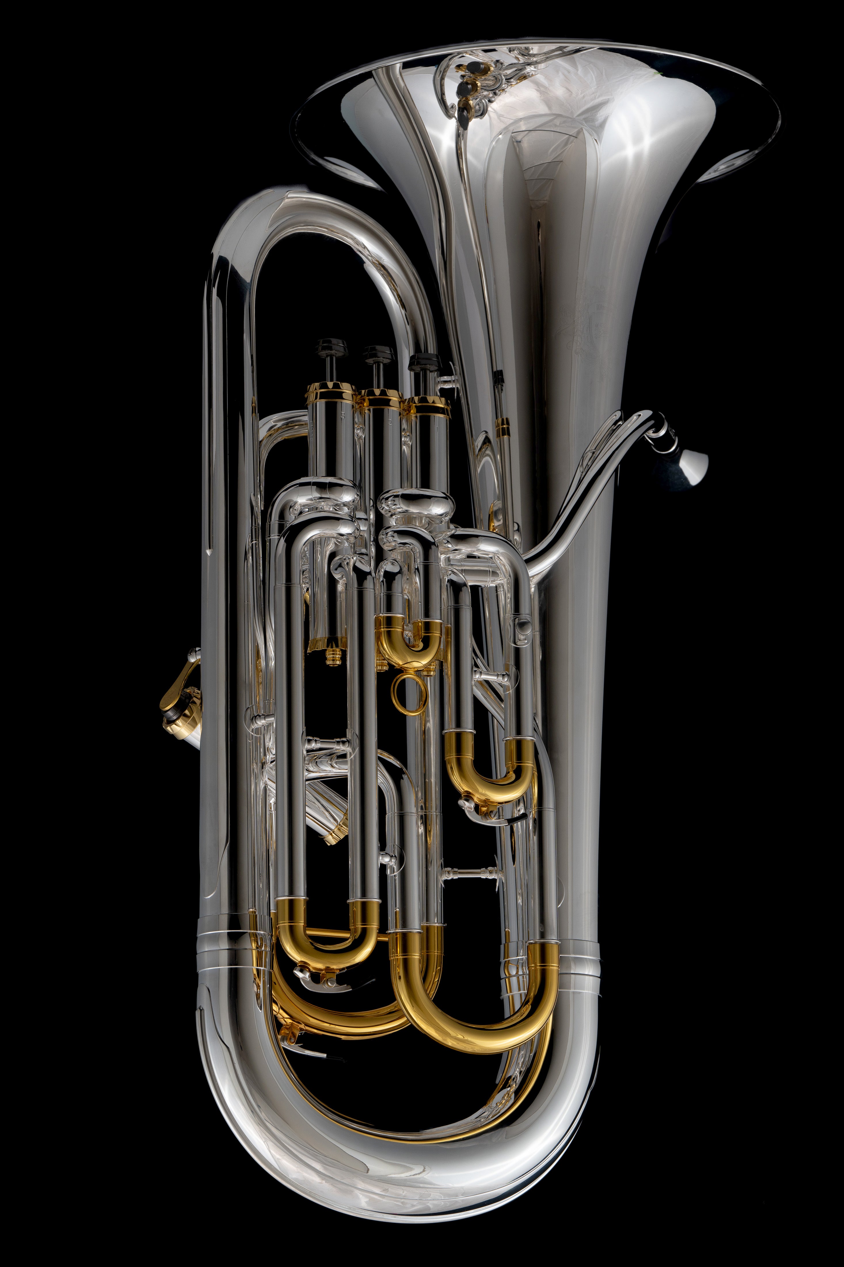 Side view of Bb Compensated Euphonium ‘Dolce Fortissimo’