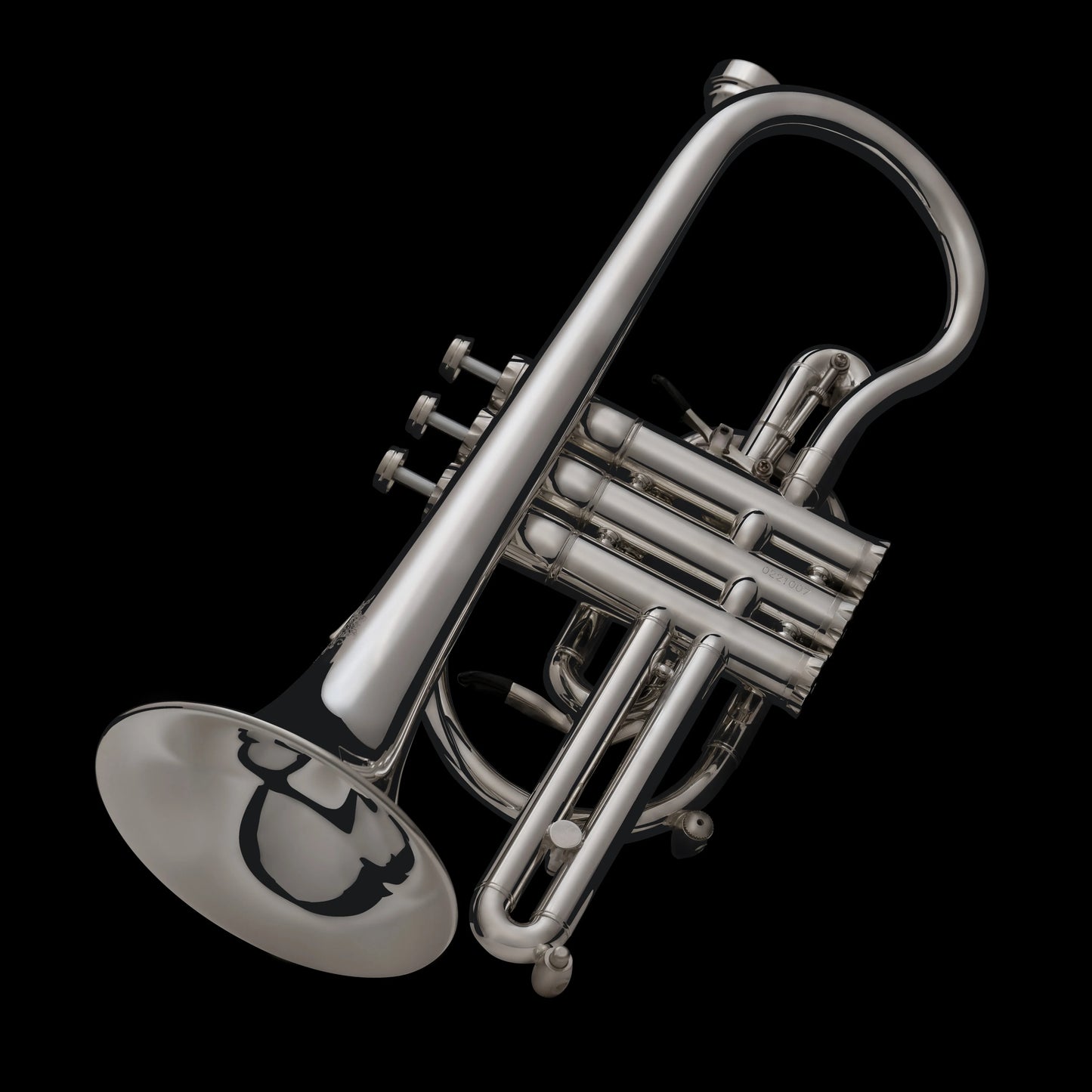 Side view of Handcrafted Bb Cornet by Wessex Tubas